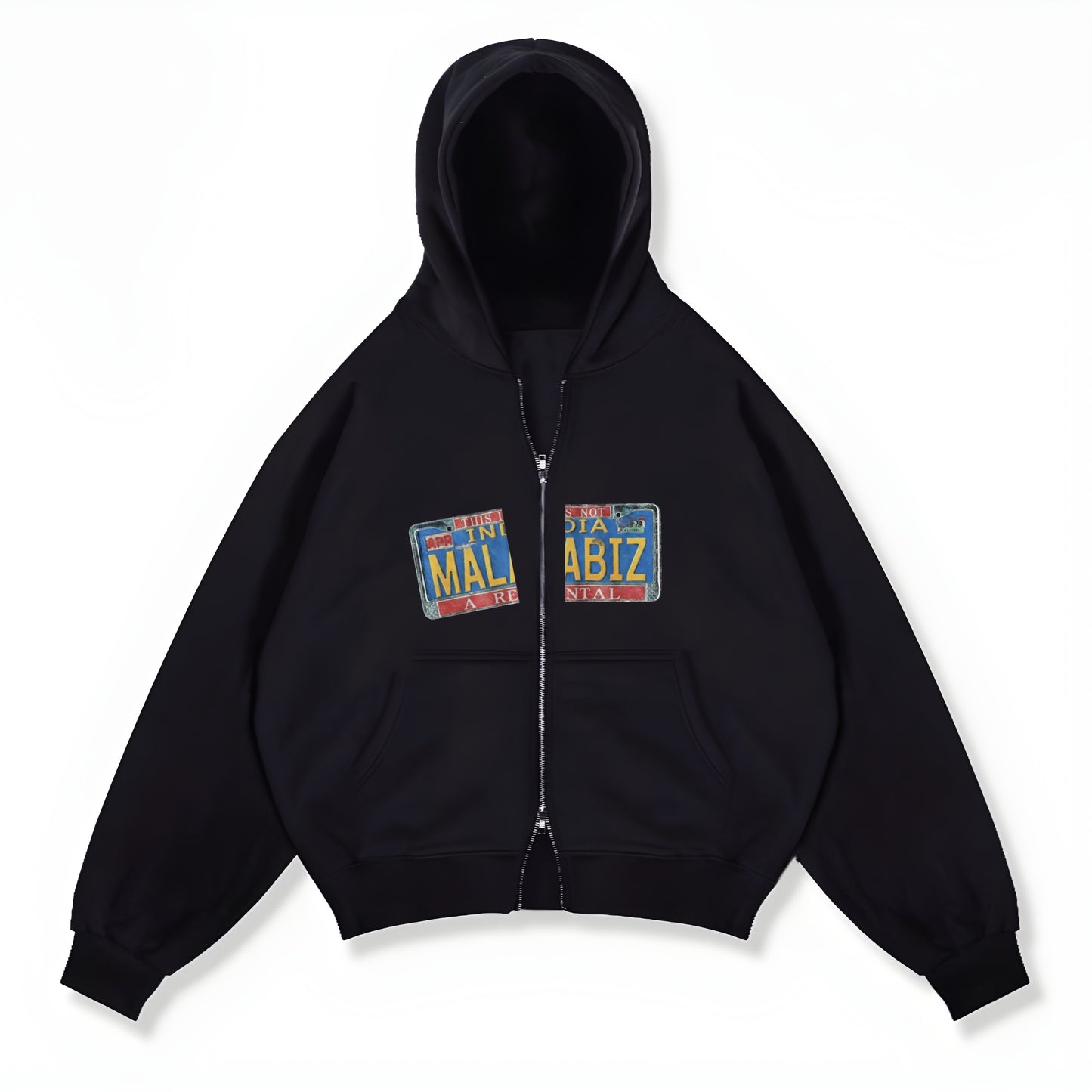 PLATE ZIPPER HOODIE