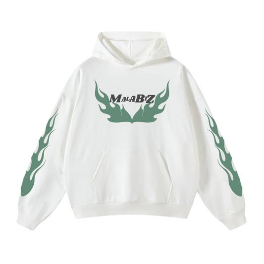 White Blaze Oversized Hoodie